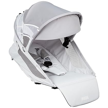 CYBEX AVI Jogging Stroller Seat Pack (Frame not Included), Compact Fold for Storage, Height-Adjustable Handlebar with One-Handed Steering, for Infants 9 Months+, Medal Grey