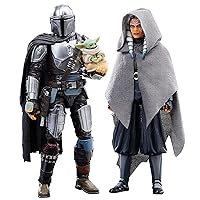 Star Wars The Black Series The Mandalorian, Ahsoka Tano & Grogu Toy 6-Inch-Scale The Mandalorian Collectible Action Figure 3-Pack, Toys for Kids Ages 4 and Up (Amazon Exclusive)