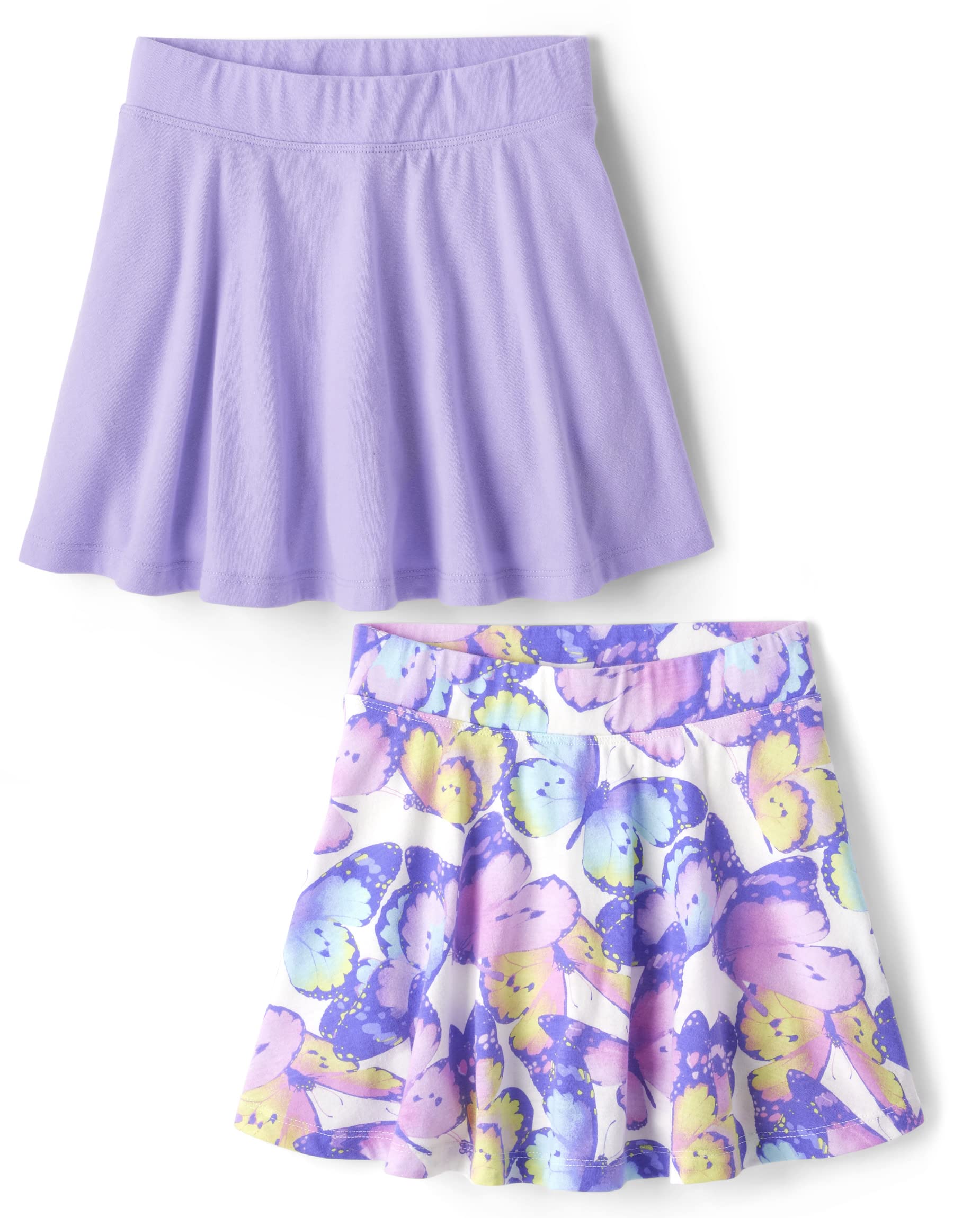 The Children's Place Girls' Pull on Everyday Skorts 2 Pack