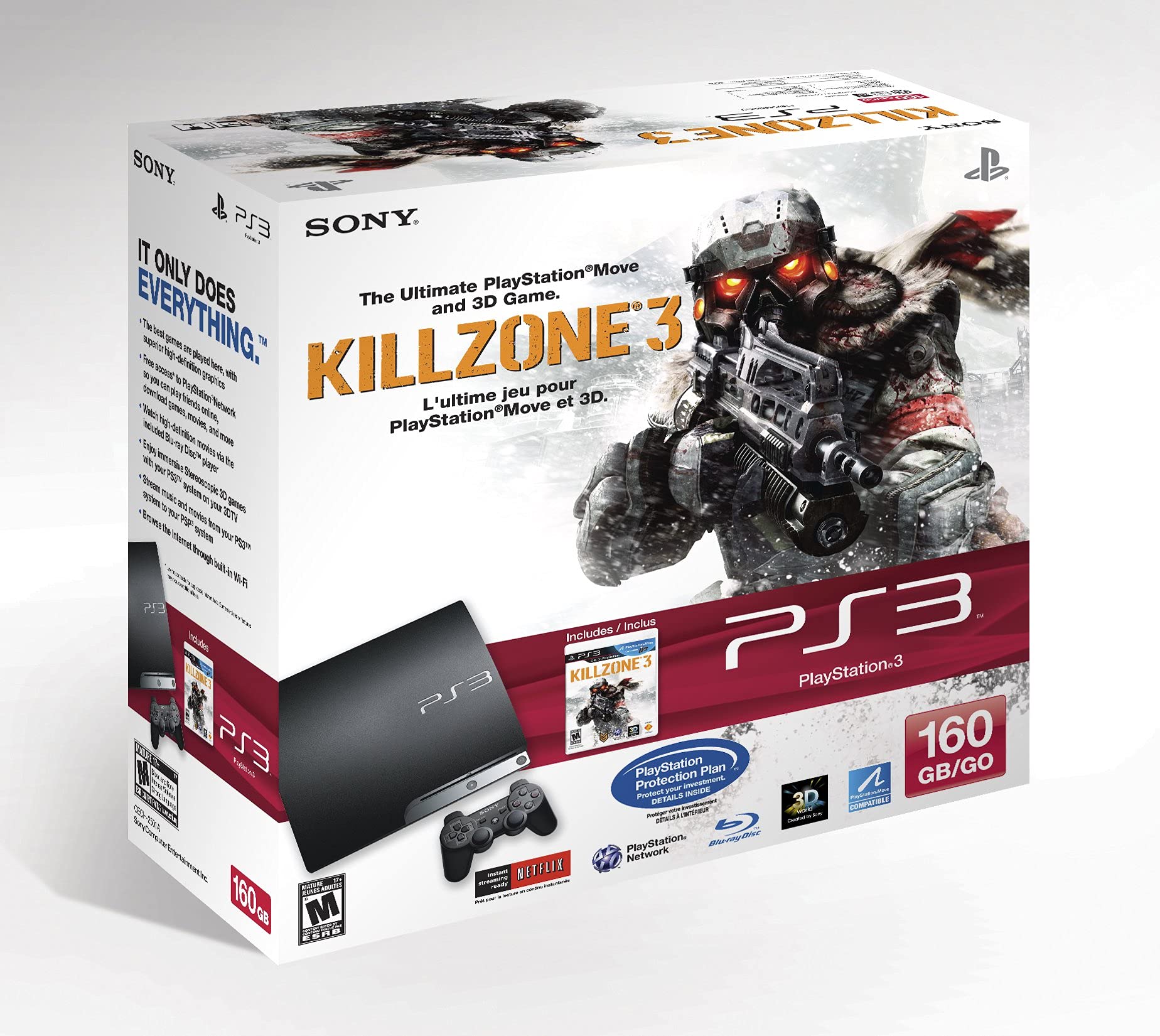 PlayStation 3 160GB Killzone 3 Bundle (Renewed)