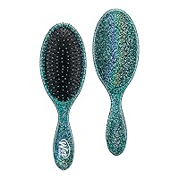 Wet Brush Original Detangler Hair Brush - Awestruck, Jewel Teal - Comb for Women, Men and Kids - Wet or Dry - Natural, Straight, Thick and Curly Hair - Pain-Free for All Hair Types