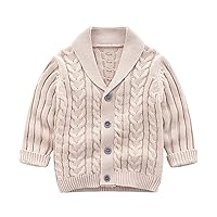 Boys Tops Kids Sweater T-Shirt for 18 Years Baby Girl Boy Knit Cardigan Sweater Kid Fall Warm Crew Neck Cute