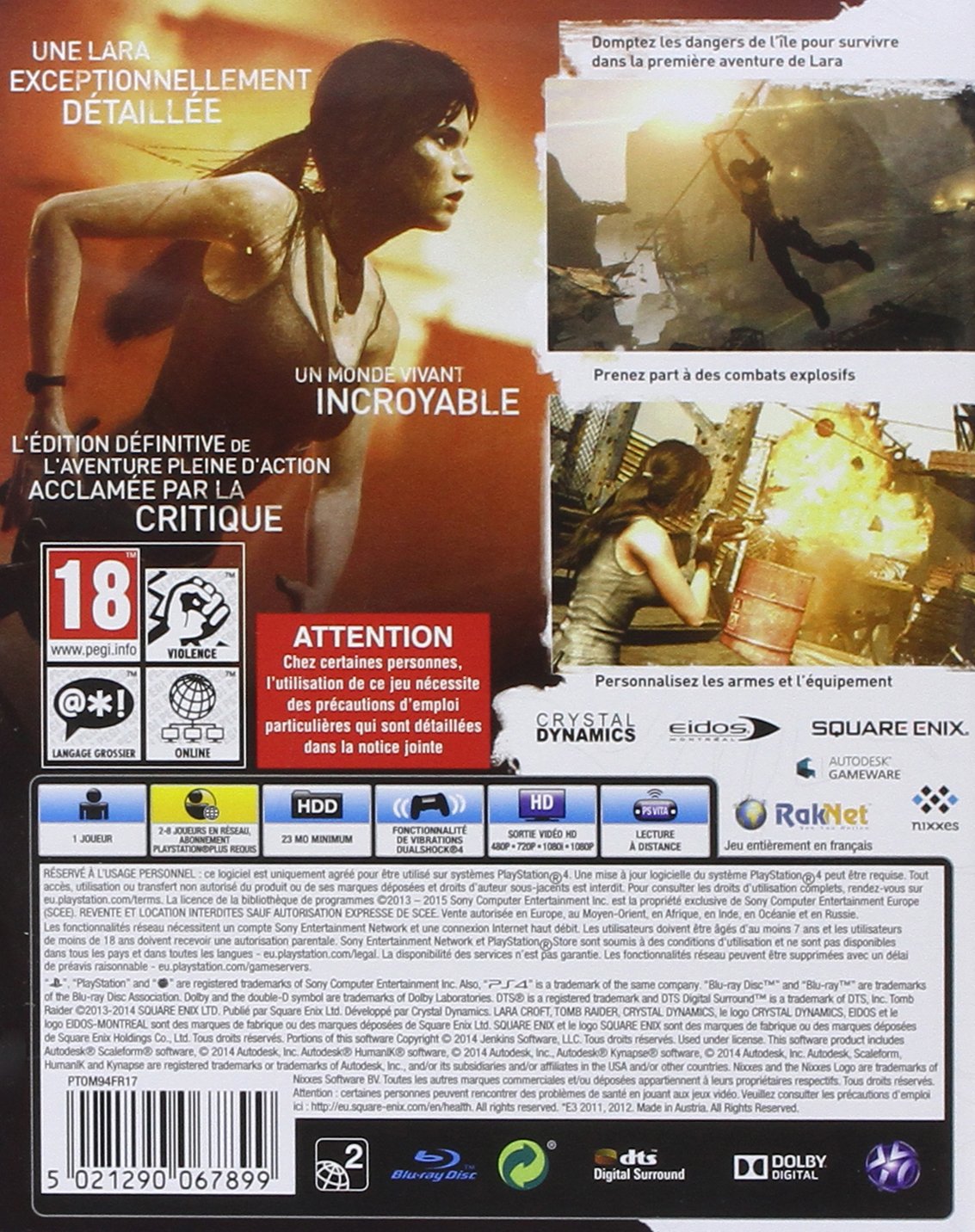 Third Party - Tomb Raider - Definitive Edition Occasion [ PS4 ] - 5021290067899