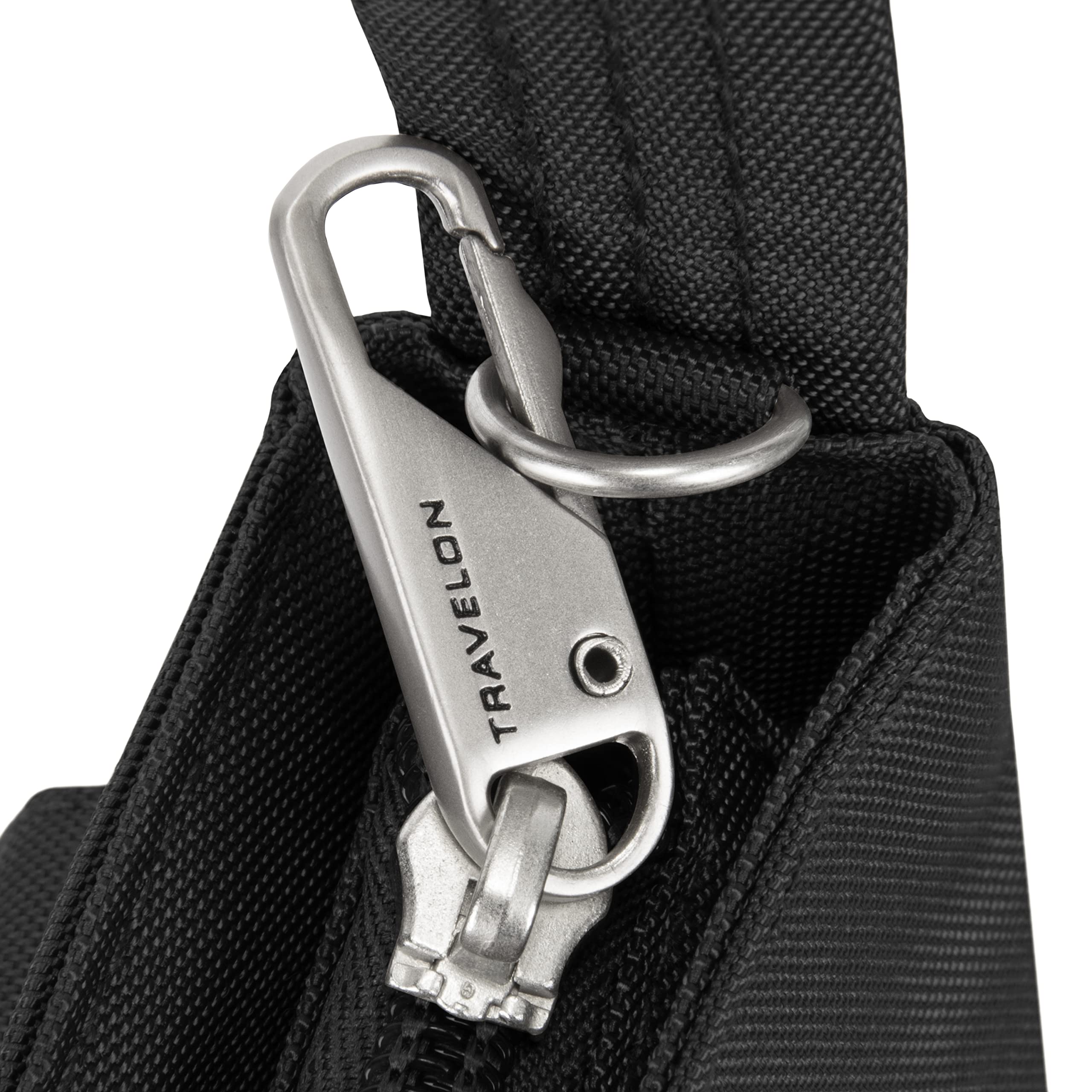 Travelon Anti-Theft Classic Mini Shoulder Bag, Black, One Size, 8.5 x 8.5 x 2
