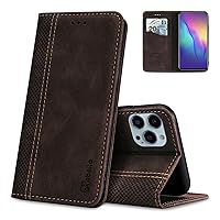 Mobile Phone Case for Xiaomi Civi 4 Pro 5G Case Protective PU Leather Flip Case Stand Wallet Folding Case Bag Case with [Card Slot] [Stand Function] [Magnetic] Dark Brown