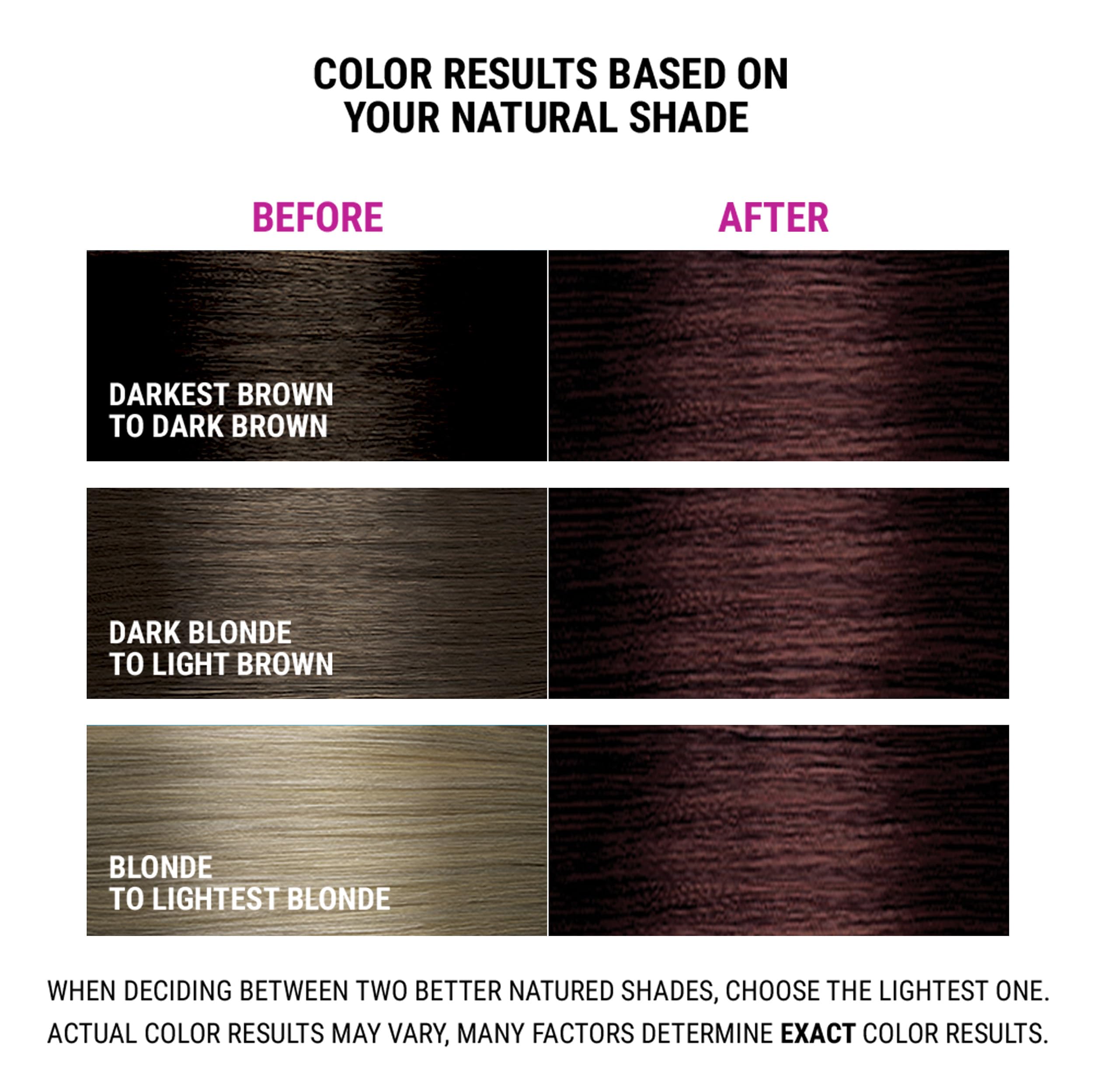 Better Natured 4NRV Medium Natural Red Violet Brown Permanent Hair Color Dye Kit (Color, Developer, Barrier Cream, Gloves, Cleaning Wipe, Shampoo and Conditioner) Color that Lasts up to 8 Weeks