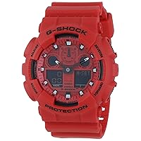 Casio Men's GA-100 G-Shock Neon Highlights Trending Series Watch