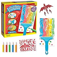 Creativity for Kids Squeegeez Magic Reveal Art Kit: Dragon - Gifts for Boys and Girls, Kids Painting Kit for Ages 7-12+