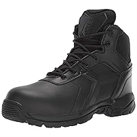 Battle OPS Men's 6-inch Waterproof Side Zip Tactical Boot Comp Safety Toe Bops6002 Military