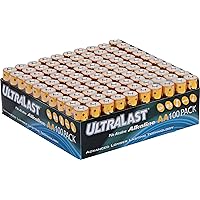 NABC UltraLast ULA100AAB AA Size General Purpose Battery - Alkaline - 1.5V DC General Purpose Battery-100 count