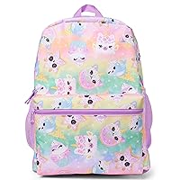 The Children's Place Kids' Preschool Elementary Backpack for Boys Girl, Neon Violet Desserts, NO_Size
