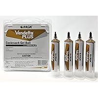 Vendetta Plus Cockroach Gel Bait - 1 Box (4 X 30 Gr. Syringes)