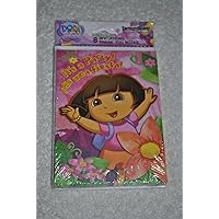 Dora the Explorer It's a Party! 8 Invitations & Thank you Notes