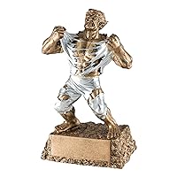 Decade Awards Monster Victory Trophy – 6.75 or 9.5 Inch Tall | Triumphant Beast Award | Victorious Champion Hulk Award for Sports or Academic Contests, 1st Place Winners – Engraved Plate on Request