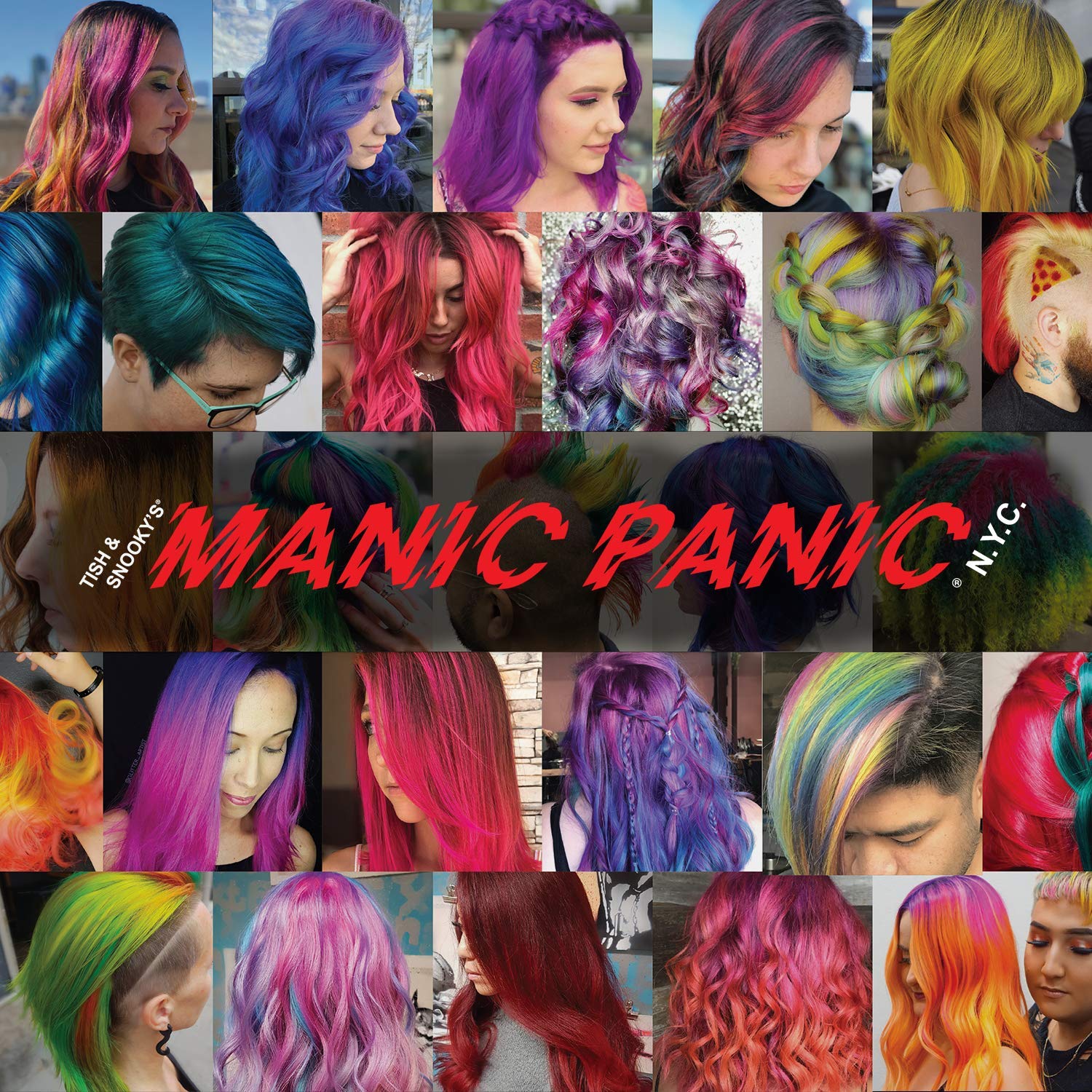 MANIC PANIC Cotton Candy Pink Hair Color Spray - (Amplified) - Bright, Vivid Temporary Pink Hair Dye - Sprays On Instantly & Washes Out (3.4oz) - Vegan Hair Dye For Adults & Kids of All Hair Types