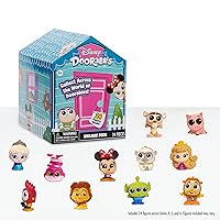 Disney Doorables Village Peek Pack, Series 5 and 6, Includes 24 Figures, Styles May Vary, Officially Licensed Kids Toys for Ages 5 Up, Amazon Exclusive