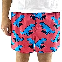 Men's Bright Bold Funny Novelty Print Cotton Boxer Shorts Underwear