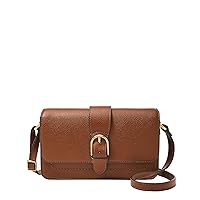 Fossil Women's Zoey Leather Large or Small Flap Crossbody Purse Handbag For Women