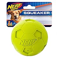 4in Soccer Squeak Ball Green, Dog Toy, Model Number: 2172