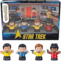 Little People Collector Star Trek Special Edition Set for Adults & Fans in a Display Gift Package, 4 Characters
