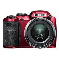Fujifilm FinePix S4800 16MP Digital Camera with 3-Inch LCD (Red)