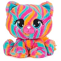 GUND P.Lushes Designer Fashion Pets Emelia Vento Premium Cat Stuffed Animal, Pink and Blue, 6”