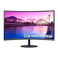 SAMSUNG 32-Inch S39C Series FHD Curved Gaming Monitor, 75Hz, AMD FreeSync, Game Mode, Advanced Eye Comfort, Frameless Display, Built in Speakers, Slim Metal Stand, LS32C392EANXGO, 2023, Black
