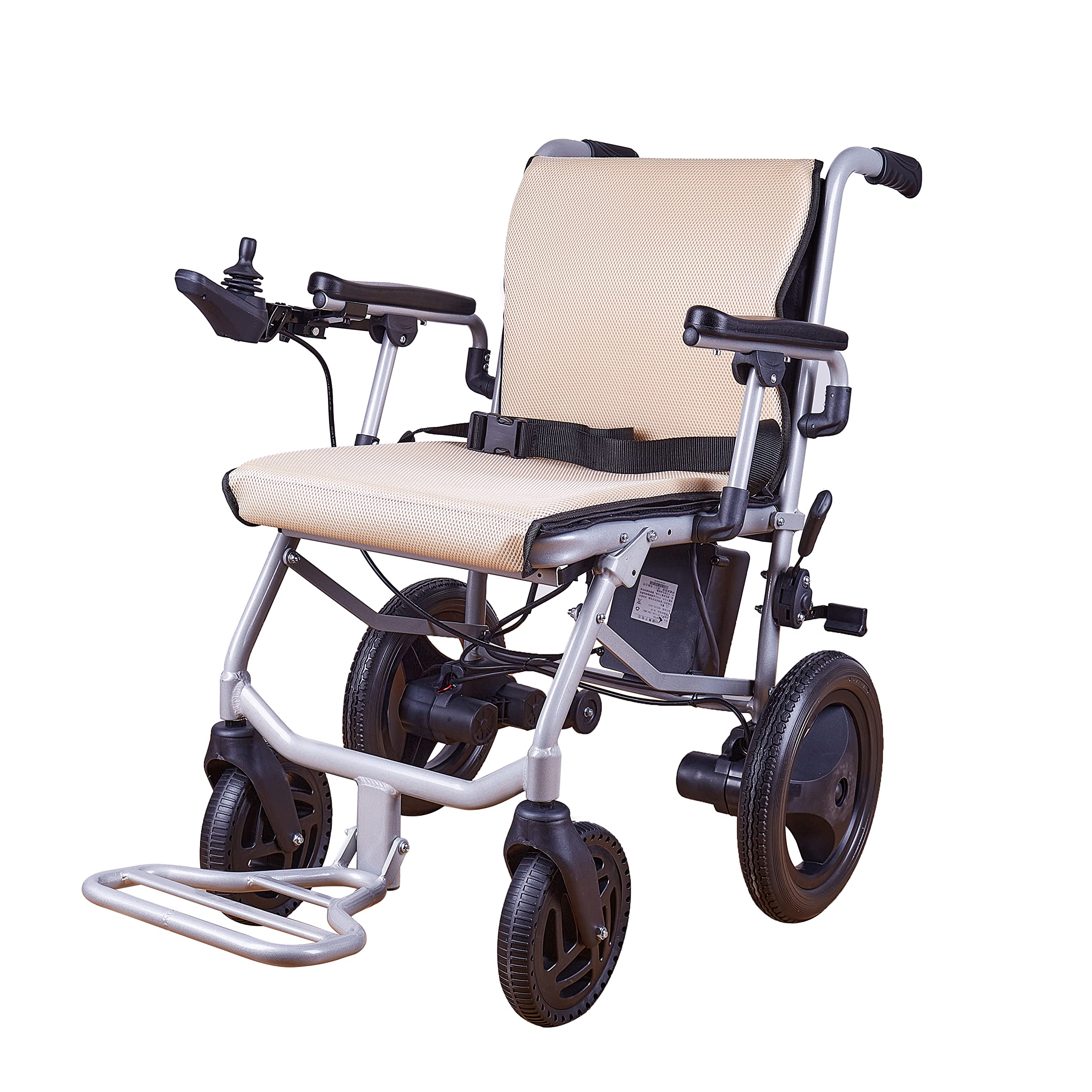 MaritSA World's Lightest Folding Electric Wheelchair - Weighs only 30 lbs - 12 mi Cruise Range - Detachable Battery - Serviced from USA