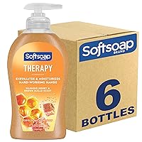 Softsoap Therapy Warming Honey & Brown Sugar Scent Exfoliating Liquid Hand Soap, 11.25 Oz, 6 pack