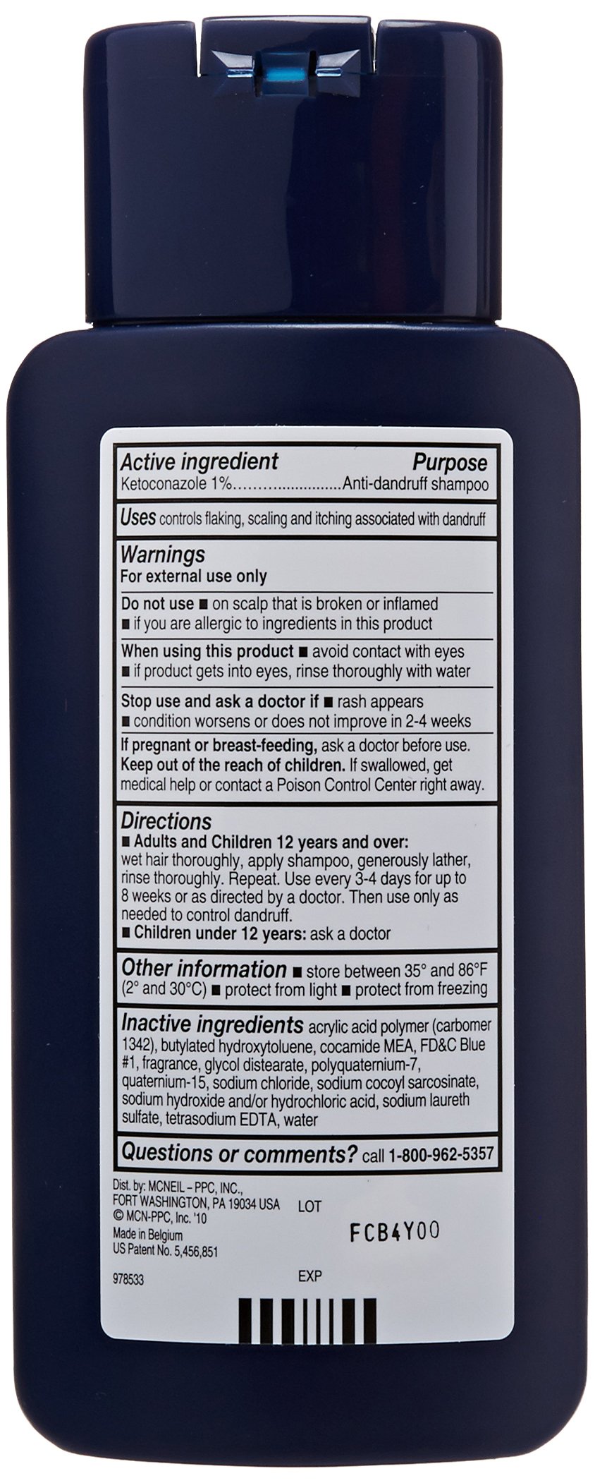 Nizoral A- D Anti-Dandruff Shampoo Value Pack, Blue, Fresh, 7 Fl Oz (Pack of 2)