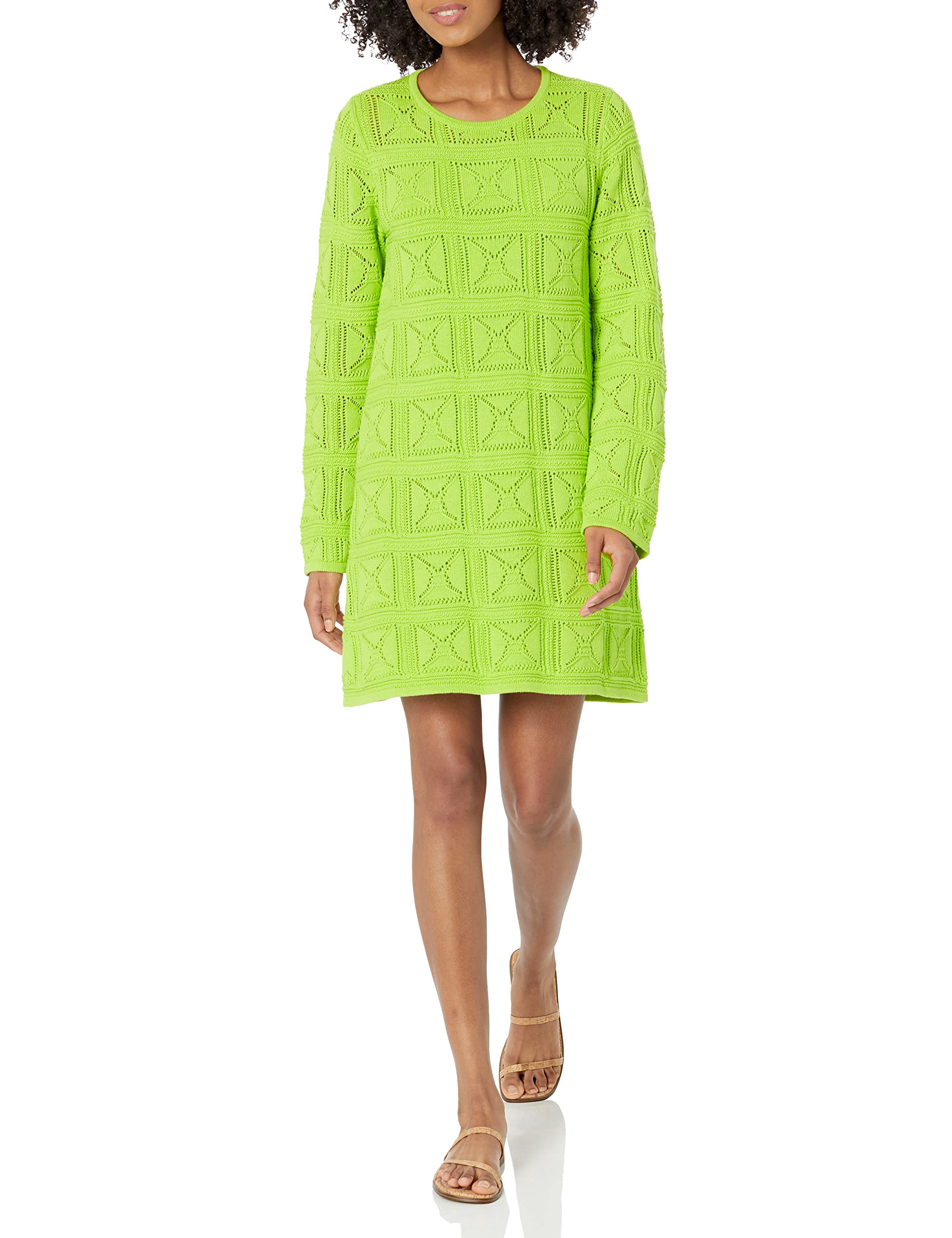 The Drop Women's Laney Crochet Micro Mini Dress