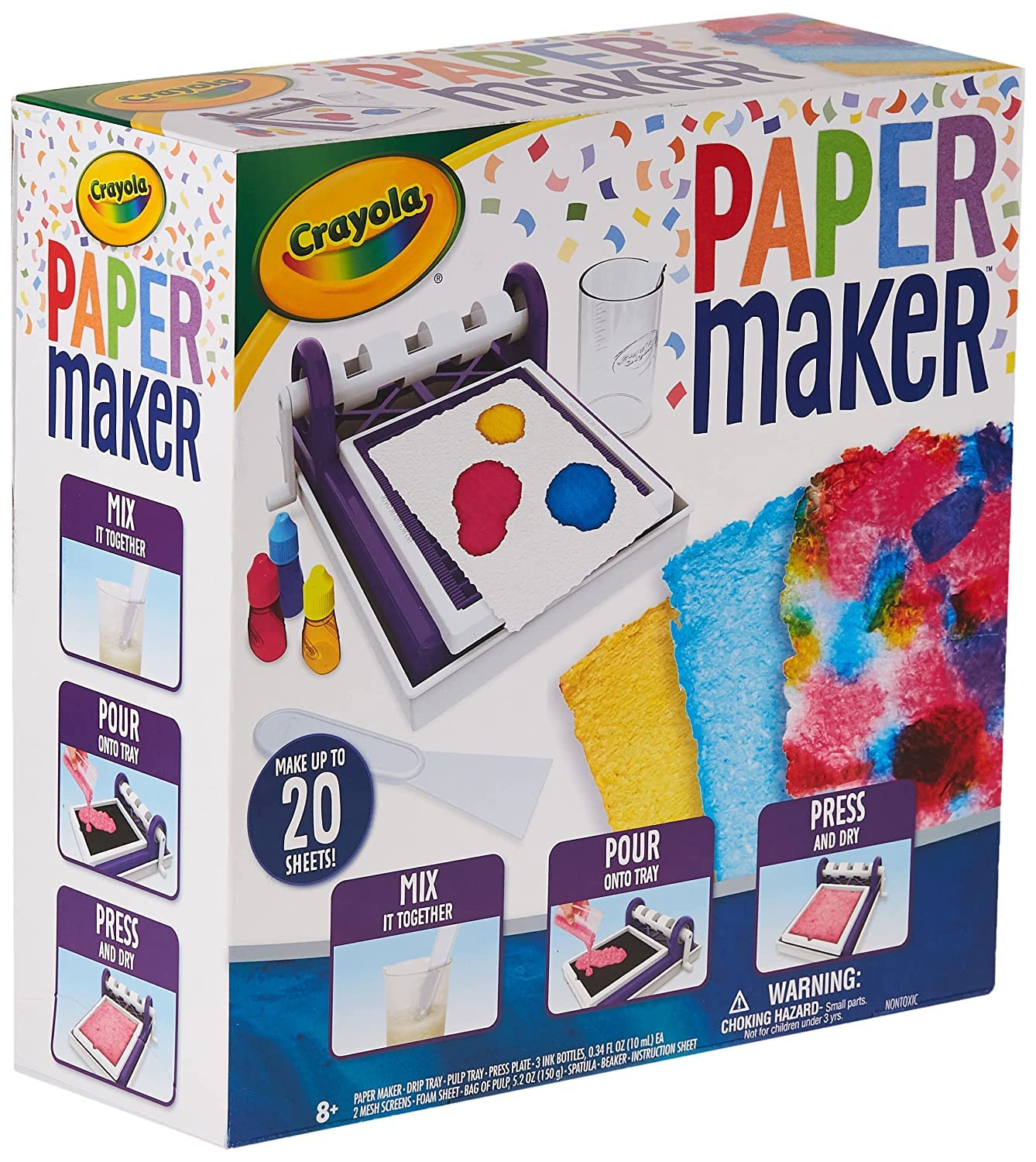 Crayola Paper Maker, DIY Craft Kit, Gift for Kids, 8, 9, 10, 11