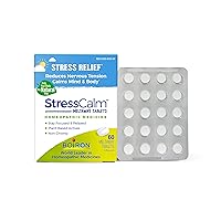 Boiron StressCalm for Relief of Stress, Anxiousness, Nervousness, Irritability, and Fatigue - 60 Count