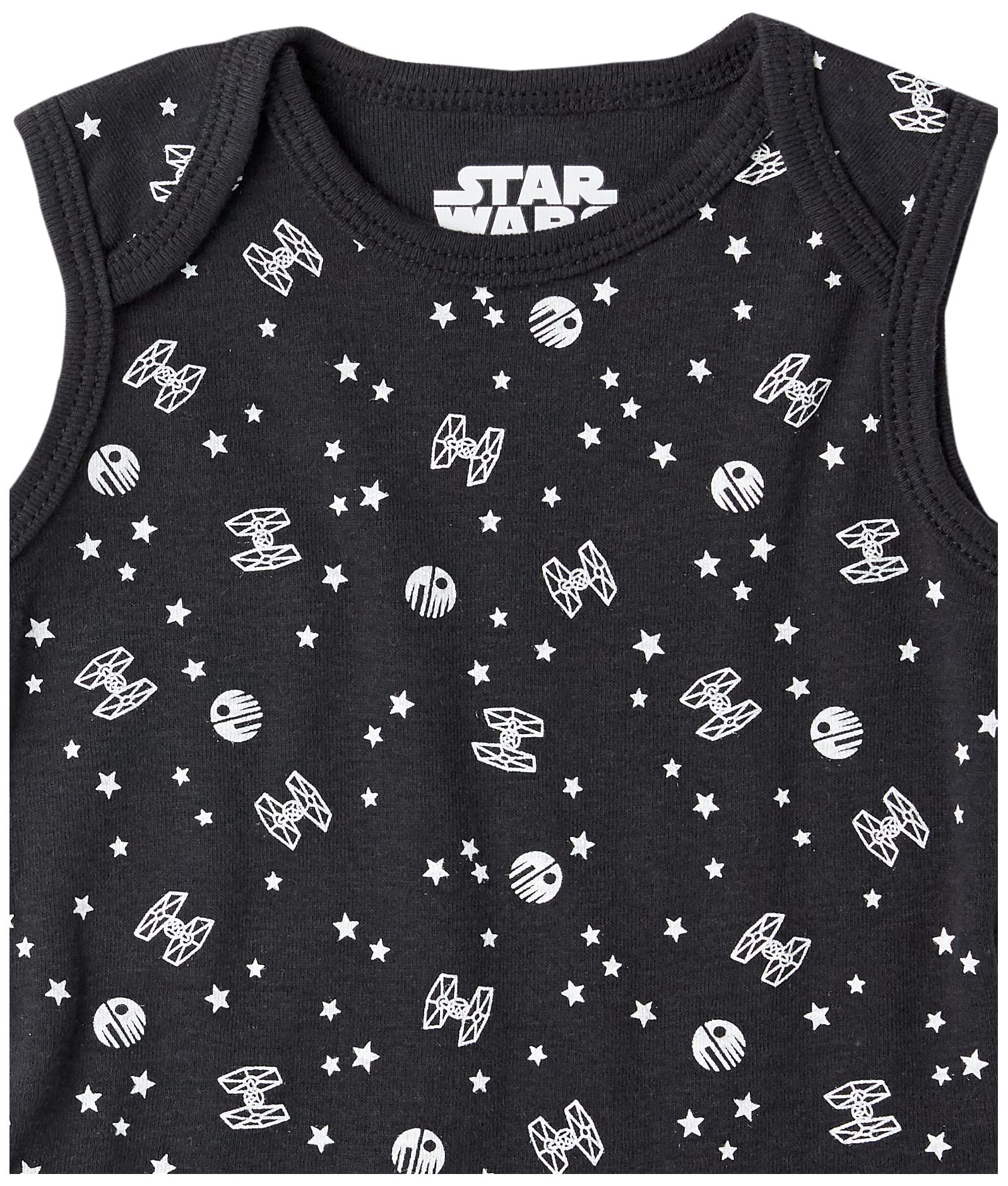 Amazon Essentials Disney | Marvel | Star Wars Unisex Babies' Sleeveless Bodysuits, Pack of 6