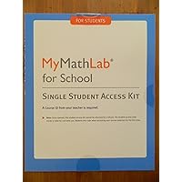 MyMathLab Access Card for School (1-year Access), 1/e