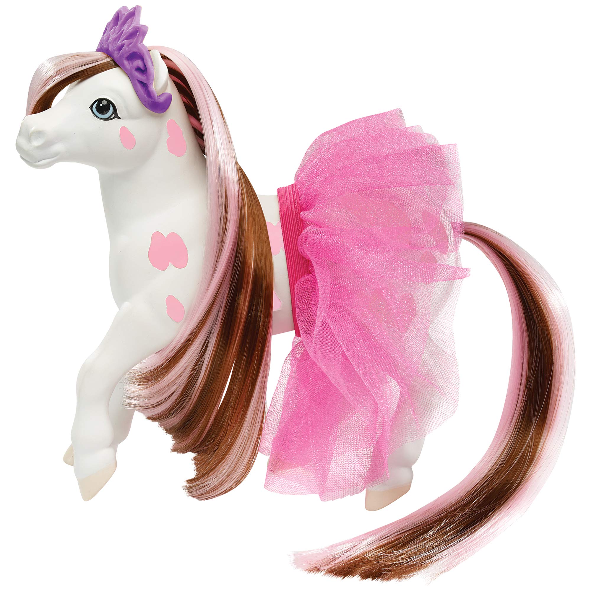 Breyer Horses Color Changing Bath Toy | Blossum The Ballerina Horse | Brown/ White with Surprise Pink Color | 7