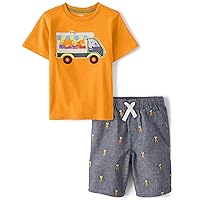 Gymboree Boys' Shirt and Shorts, Matching Toddler Outfit
