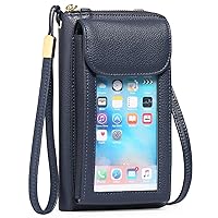 FALAN MULE Small Cell Phone Crossbody Bag Purse for Women, PU Leather Wallet Purse…