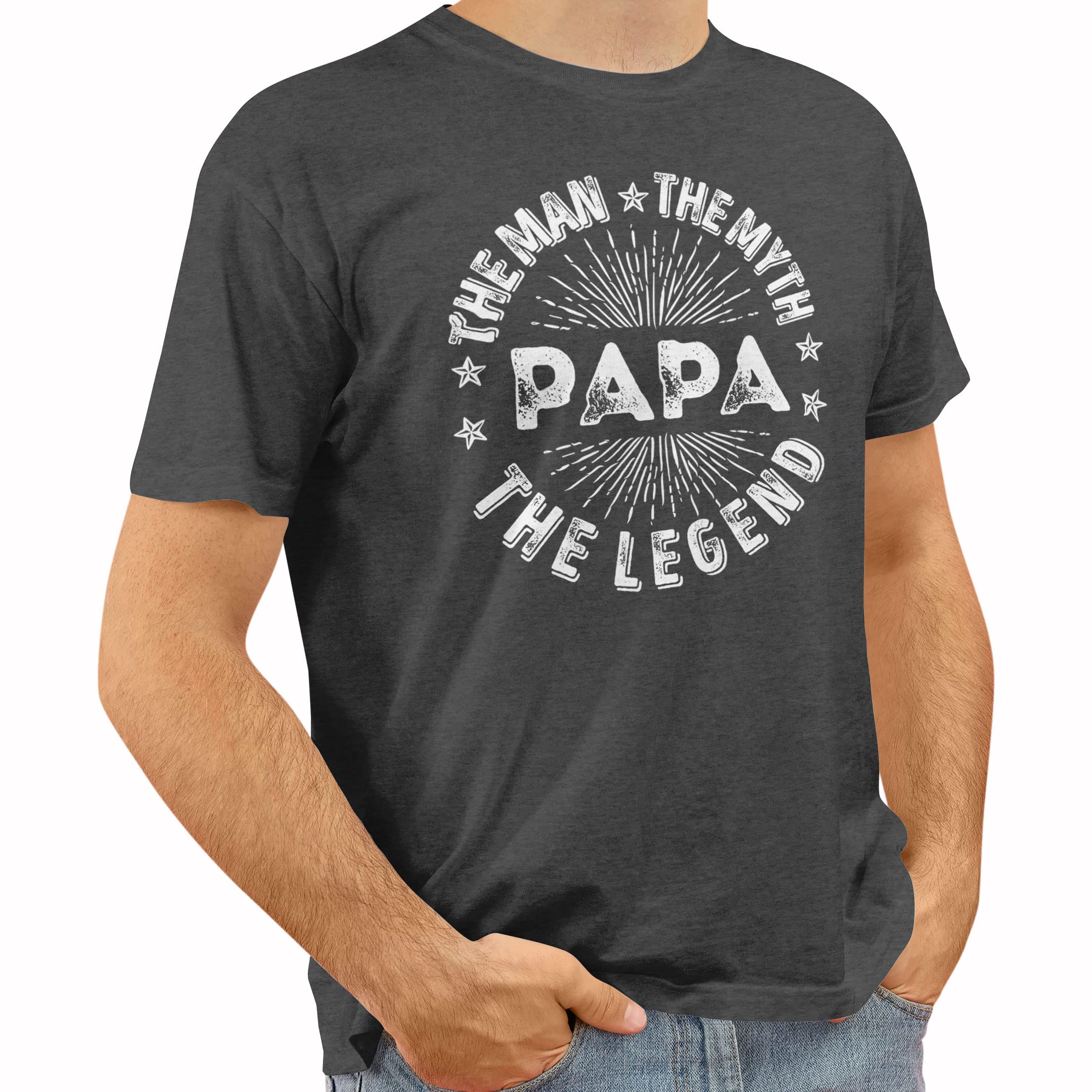 Man Myth Legend Papa, Gift for Papa, Funny Shirt for Papa, for Dad