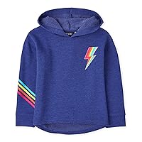 The Children's Place Girls' Active Long Sleeve Fleece Hoodie