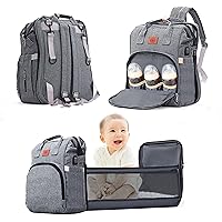 Diaper Backpack Multifunction Travel Back Pack Large Capacity Baby Changing Bags for Toddlers With Insulated Pockets