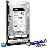 Dell 400-ALCR 6TB 7.2K SAS 12Gb/s 3.5-Inch Hard Drive in G13 Tray Bundle with Compatily Screwdriver Compatible with C5G97 NWCCG 400-AHFM 0NWCCG 8D1V4 PRNR6 400-AFNY 400-ANSC 400-AKMJ 400-AKKU