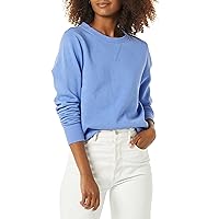 Amazon Essentials Women's French Terry Fleece Crewneck Sweatshirt (Available in Plus Size)