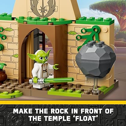LEGO Star Wars Tenoo Jedi Temple 75358 Building Toy with Kai Brightstar and Yoda Figures, Star Wars Toy Starter Set with Easy and Playful Builds, Birthday Gift for 4 Year Olds