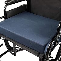 DMI Seat Cushion and Chair Cushion for Office Chairs, Wheelchairs, Scooters, Kitchen Chairs or Car Seats, FSA HSA Eligible, for Support and Height While Reducing Stress on Back, Tailbone or Sciatica