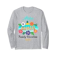 Hawaii Aloha Hawaiian Family Trip 2023 Long Sleeve T-Shirt