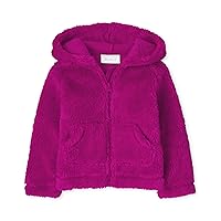 The Children's Place Baby Girls' and Toddler Long Sleeve Sherpa Zip-up Hoodie