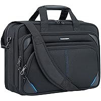 KROSER Laptop Bag 17.3 Inch Premium Laptop Briefcase, Expandable Laptop Shoulder Messenger Bag Durable Computer Case