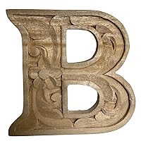 Wooden Alphabet, Wooden Letters, Wooden Craft, Carved Alphabet, DIY Letters, Capital, Natural, Paintable Decoration Home Décor －6cm/2.3inch