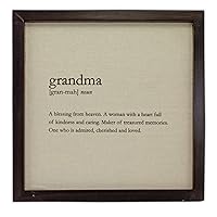 Cathedral Art (Abbey & CA Gift Grandma Definition Plaque, One Size, Multicolored